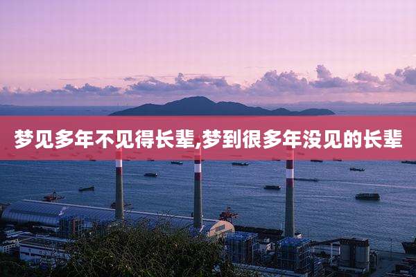 梦见多年不见得长辈,梦到很多年没见的长辈