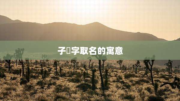 子玥字取名的寓意