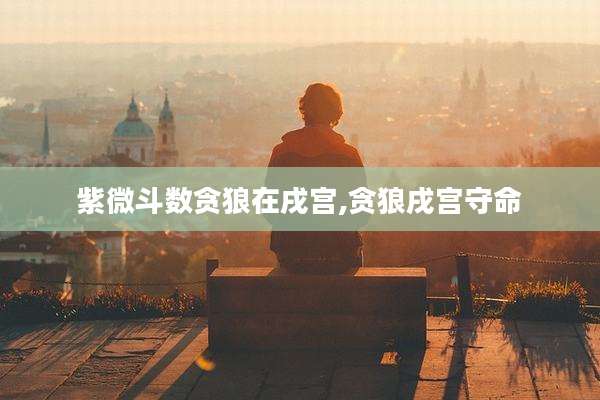 紫微斗数贪狼在戌宫,贪狼戌宫守命