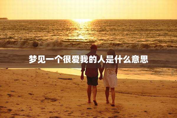 梦见一个很爱我的人是什么意思