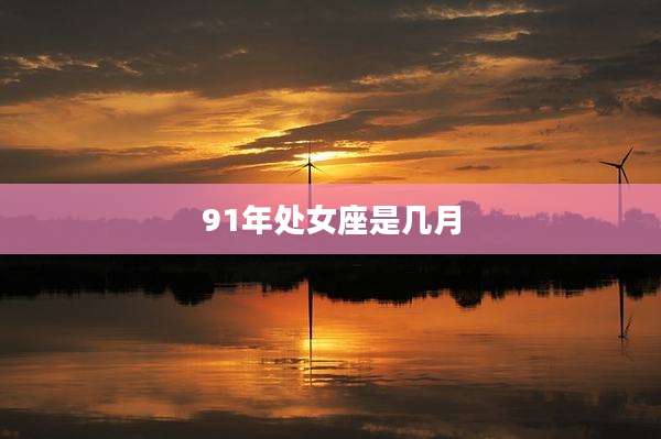 91年处女座是几月