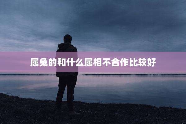 属兔的和什么属相不合作比较好