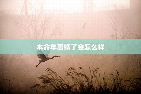 本命年离婚了会怎么样