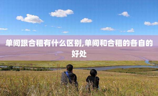 单间跟合租有什么区别,单间和合租的各自的好处