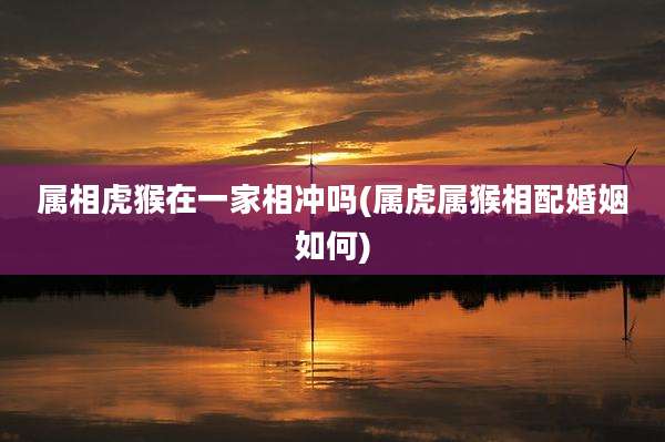 属相虎猴在一家相冲吗(属虎属猴相配婚姻如何)