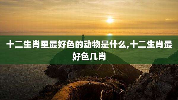十二生肖里最好色的动物是什么,十二生肖最好色几肖
