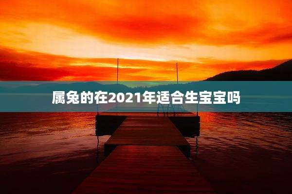 属兔的在2021年适合生宝宝吗