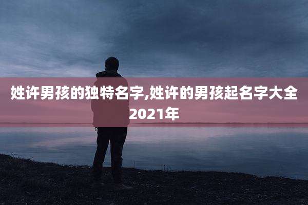 姓许男孩的独特名字,姓许的男孩起名字大全2021年