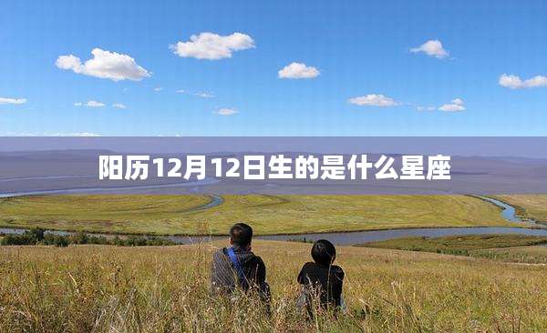阳历12月12日生的是什么星座