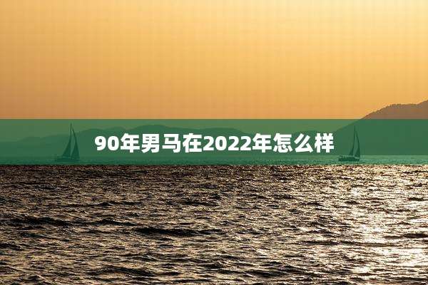 90年男马在2022年怎么样