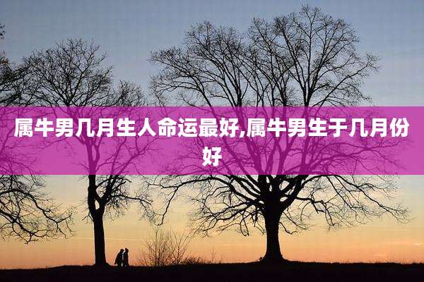 属牛男几月生人命运最好,属牛男生于几月份好
