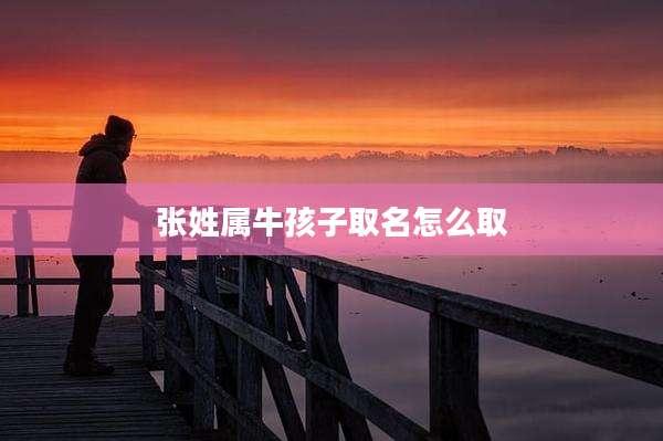 张姓属牛孩子取名怎么取