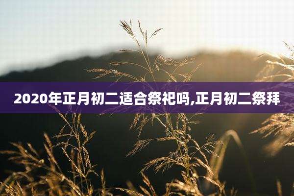 2020年正月初二适合祭祀吗,正月初二祭拜