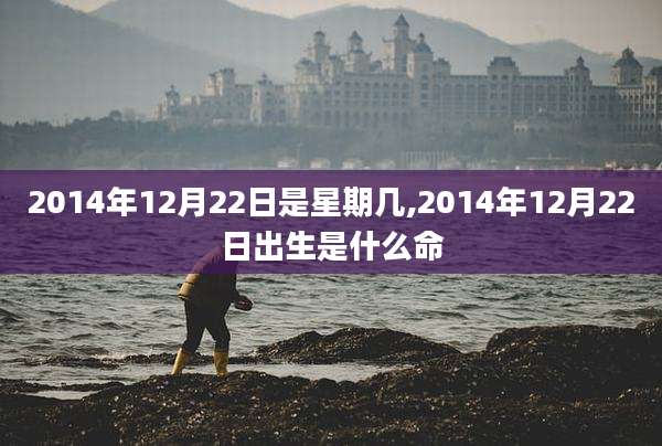2014年12月22日是星期几,2014年12月22日出生是什么命