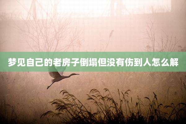 梦见自己的老房子倒塌但没有伤到人怎么解