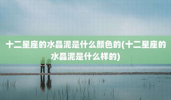 十二星座的水晶泥是什么颜色的(十二星座的水晶泥是什么样的)