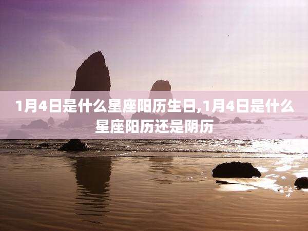 1月4日是什么星座阳历生日,1月4日是什么星座阳历还是阴历