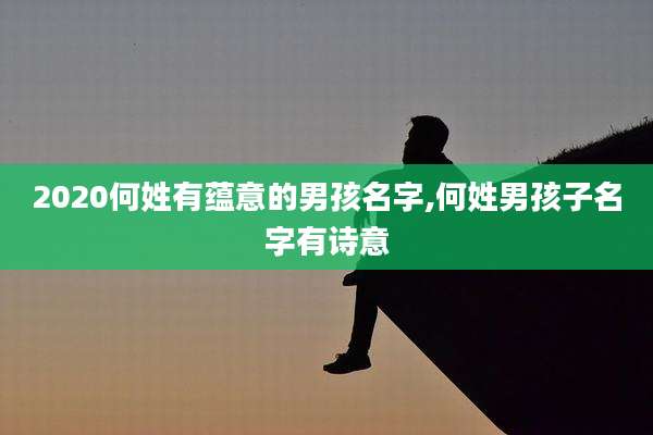 2020何姓有蕴意的男孩名字,何姓男孩子名字有诗意