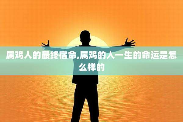 属鸡人的最终宿命,属鸡的人一生的命运是怎么样的