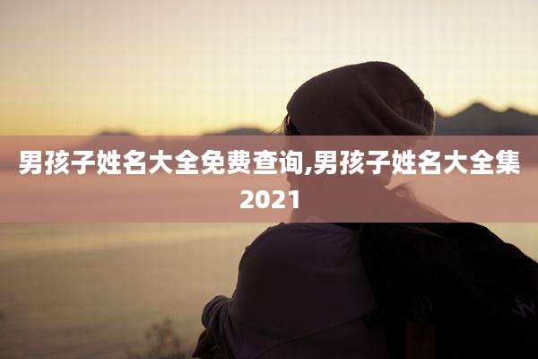 男孩子姓名大全免费查询,男孩子姓名大全集2021