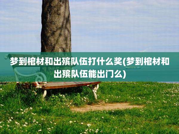 梦到棺材和出殡队伍打什么奖(梦到棺材和出殡队伍能出门么)