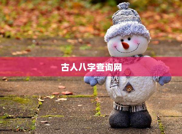 古人八字查询网