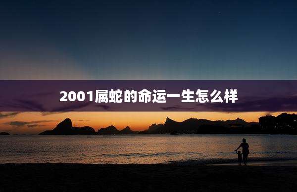 2001属蛇的命运一生怎么样