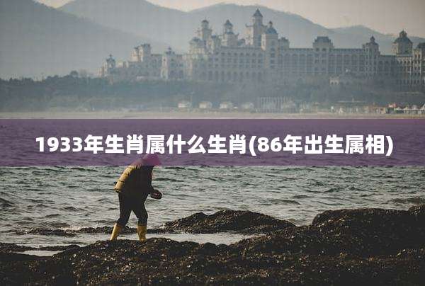 1933年生肖属什么生肖(86年出生属相)