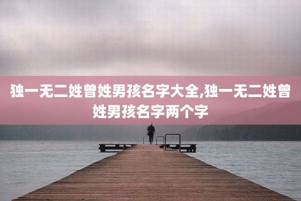 独一无二姓曾姓男孩名字大全,独一无二姓曾姓男孩名字两个字