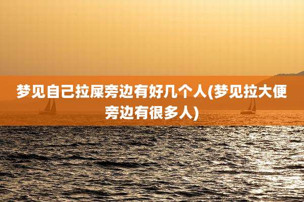 梦见自己拉屎旁边有好几个人(梦见拉大便旁边有很多人)
