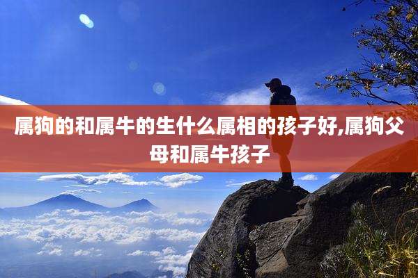 属狗的和属牛的生什么属相的孩子好,属狗父母和属牛孩子