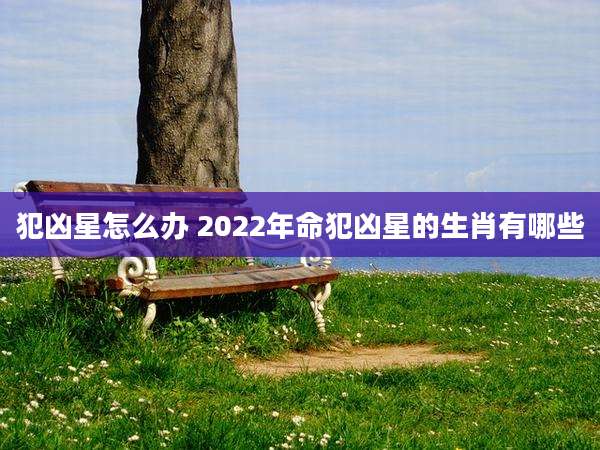 犯凶星怎么办 2022年命犯凶星的生肖有哪些