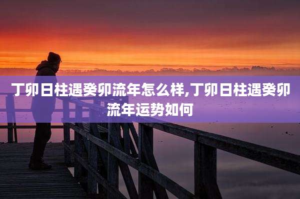 丁卯日柱遇癸卯流年怎么样,丁卯日柱遇癸卯流年运势如何