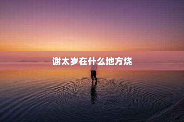 谢太岁在什么地方烧