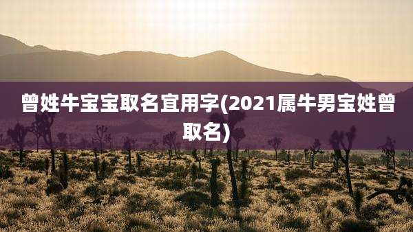 曾姓牛宝宝取名宜用字(2021属牛男宝姓曾取名)