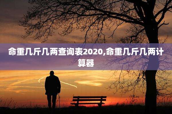 命重几斤几两查询表2020,命重几斤几两计算器