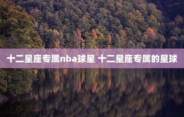 十二星座专属nba球星 十二星座专属的星球