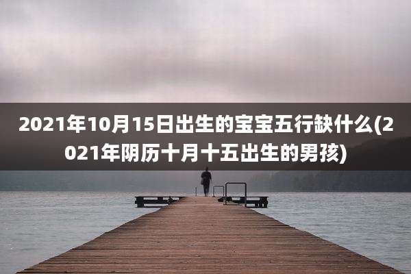 2021年10月15日出生的宝宝五行缺什么(2021年阴历十月十五出生的男孩)