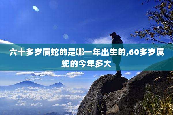 六十多岁属蛇的是哪一年出生的,60多岁属蛇的今年多大