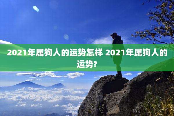 2021年属狗人的运势怎样 2021年属狗人的运势?