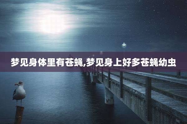 梦见身体里有苍蝇,梦见身上好多苍蝇幼虫