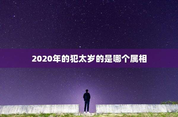 2020年的犯太岁的是哪个属相