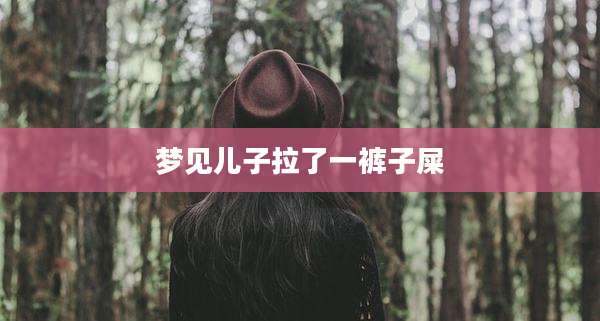 梦见儿子拉了一裤子屎