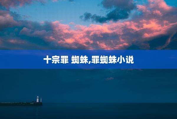 十宗罪 蜘蛛,罪蜘蛛小说