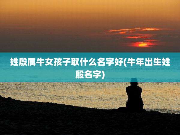 姓殷属牛女孩子取什么名字好(牛年出生姓殷名字)