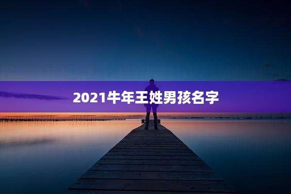2021牛年王姓男孩名字