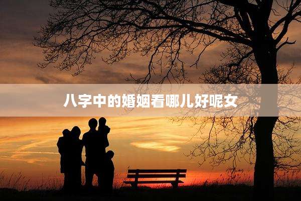 八字中的婚姻看哪儿好呢女