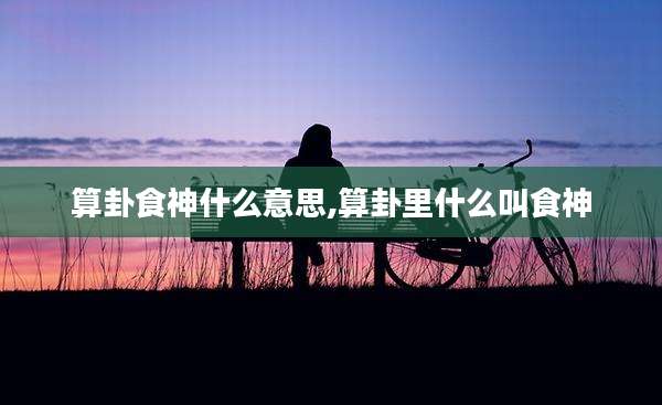 算卦食神什么意思,算卦里什么叫食神