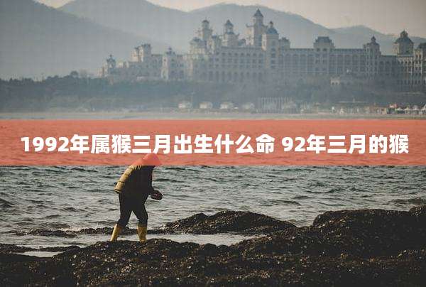 1992年属猴三月出生什么命 92年三月的猴