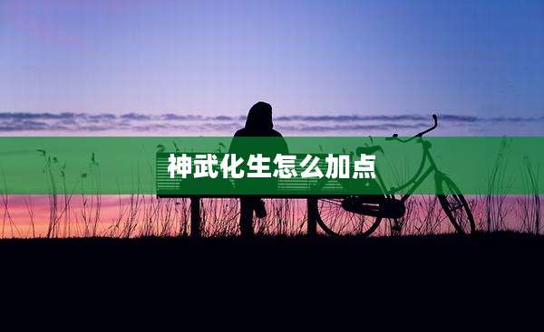 神武化生怎么加点